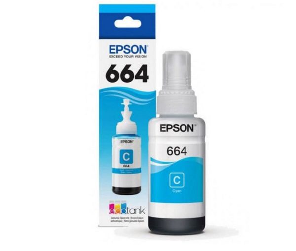 BOTELLA DE TINTA CYAN EPSON