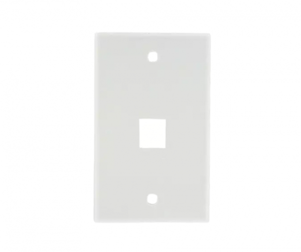 PLACA FRONTAL NEWLINK COLOR BLANCO 1 PUERTO